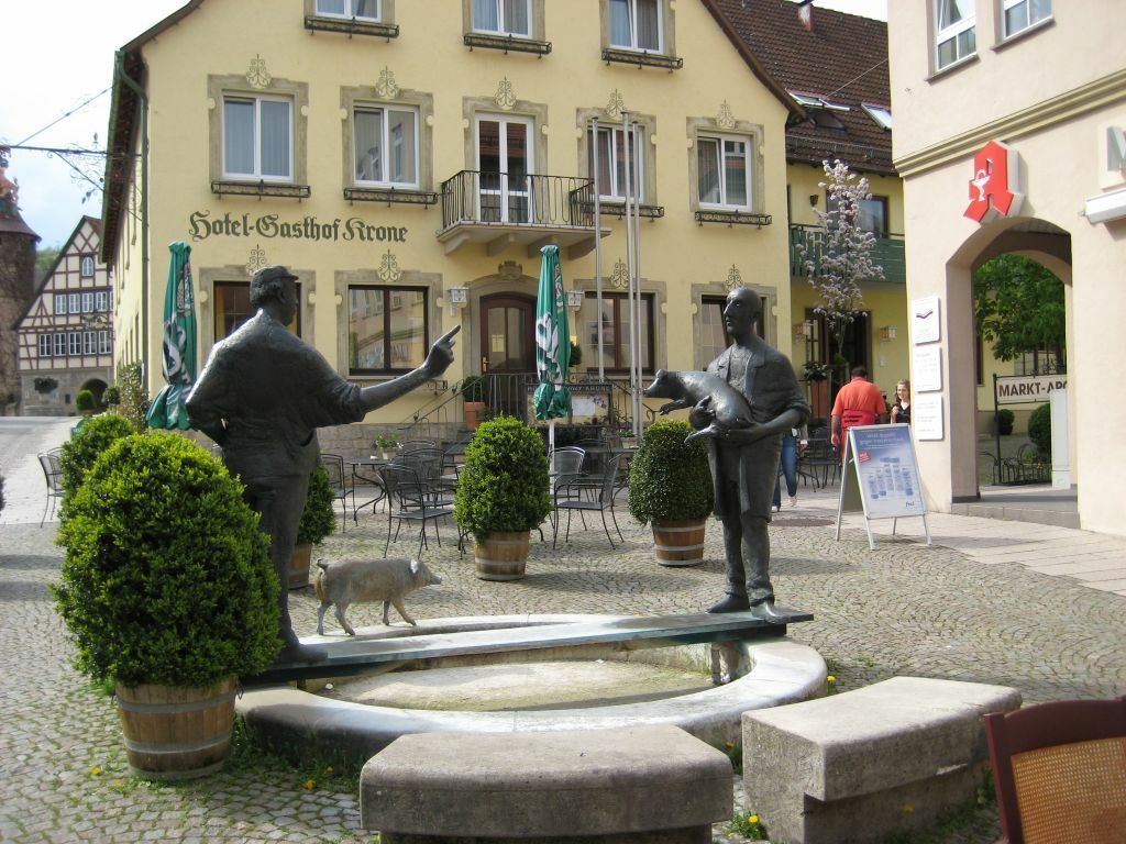 Hotel Gasthof Krone Niederstetten Zewnętrze zdjęcie